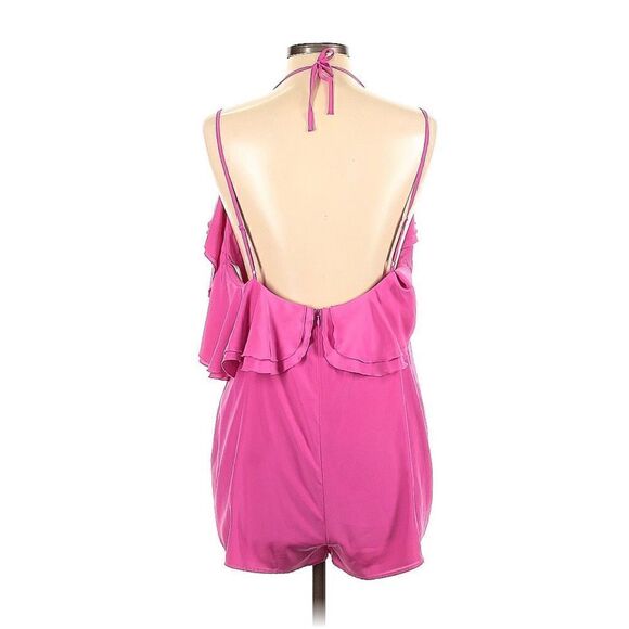 Lovers & Friends Cascade Romper Peony Pink Size Large - Picture 3 of 5